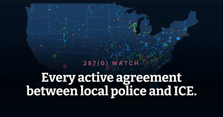 Track ICE agreements with 287(g) Watch